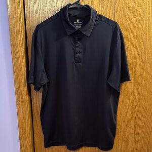 Rorie Whelan Men's Black Polo Golf Shirt size medium.